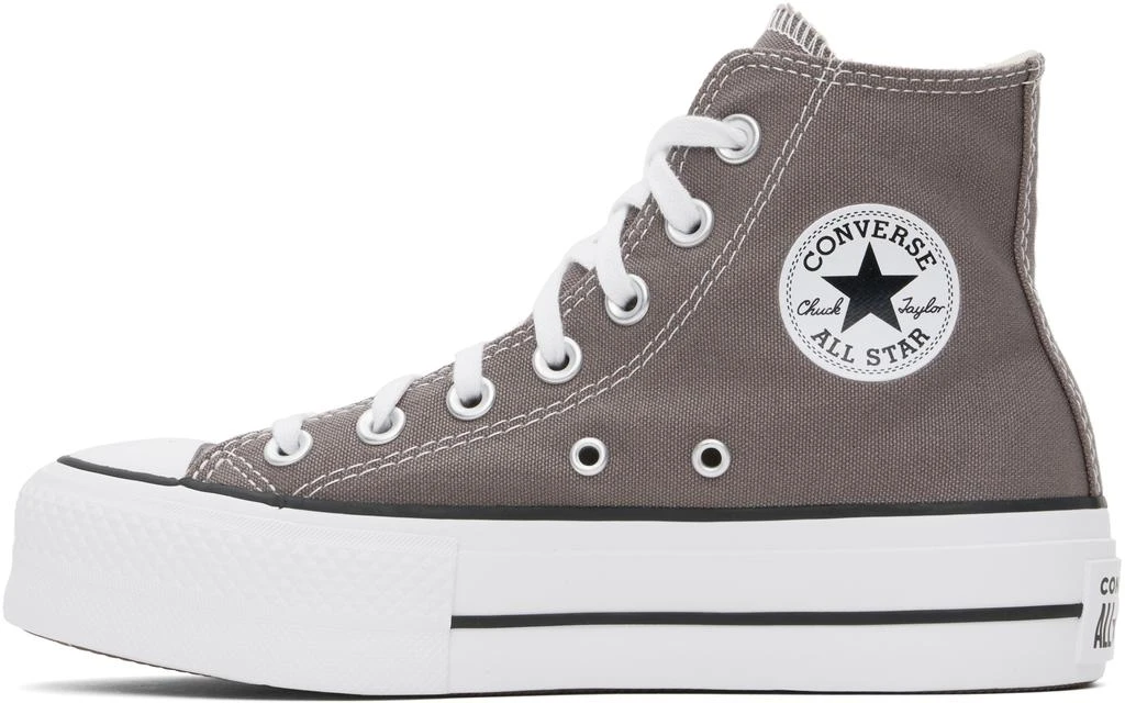 Converse Taupe Chuck Taylor All Star Lift Platform High Top Sneakers 3
