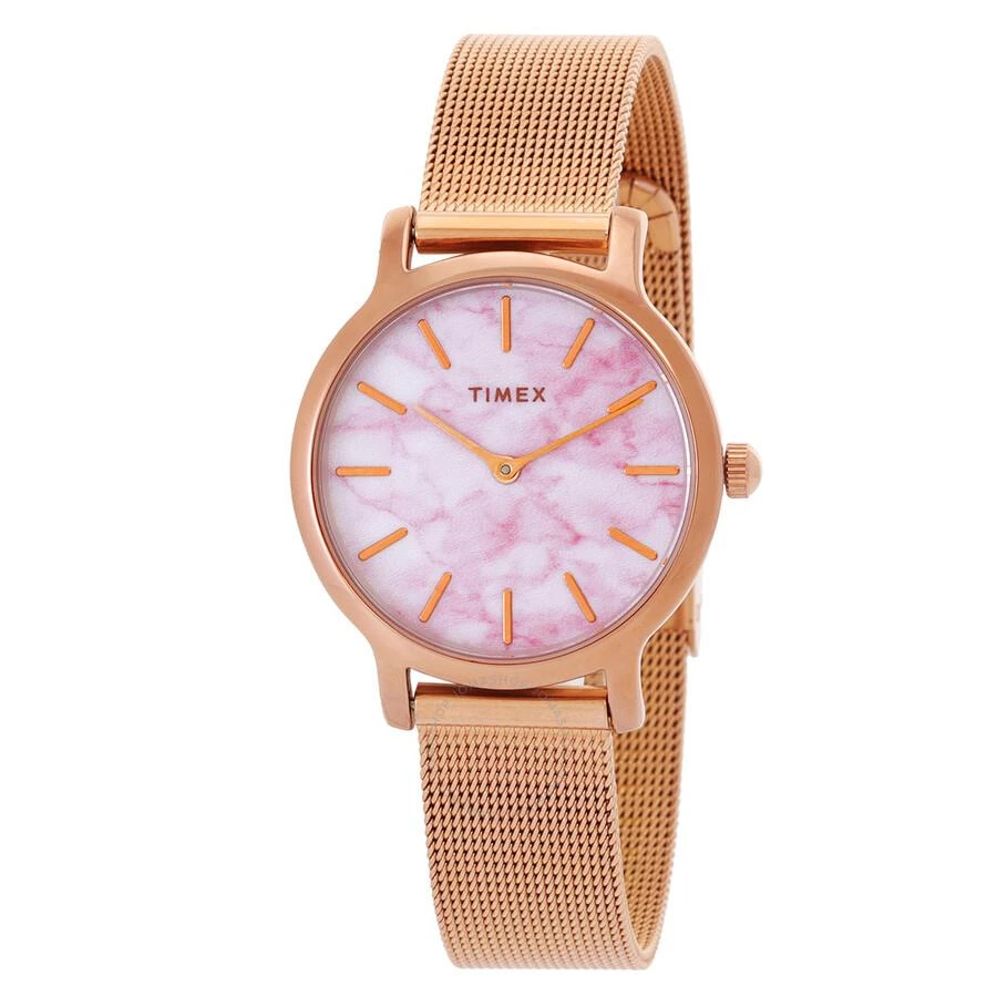 Timex Transcend Quartz Marble Dial Ladies Watch TW2T81000 1