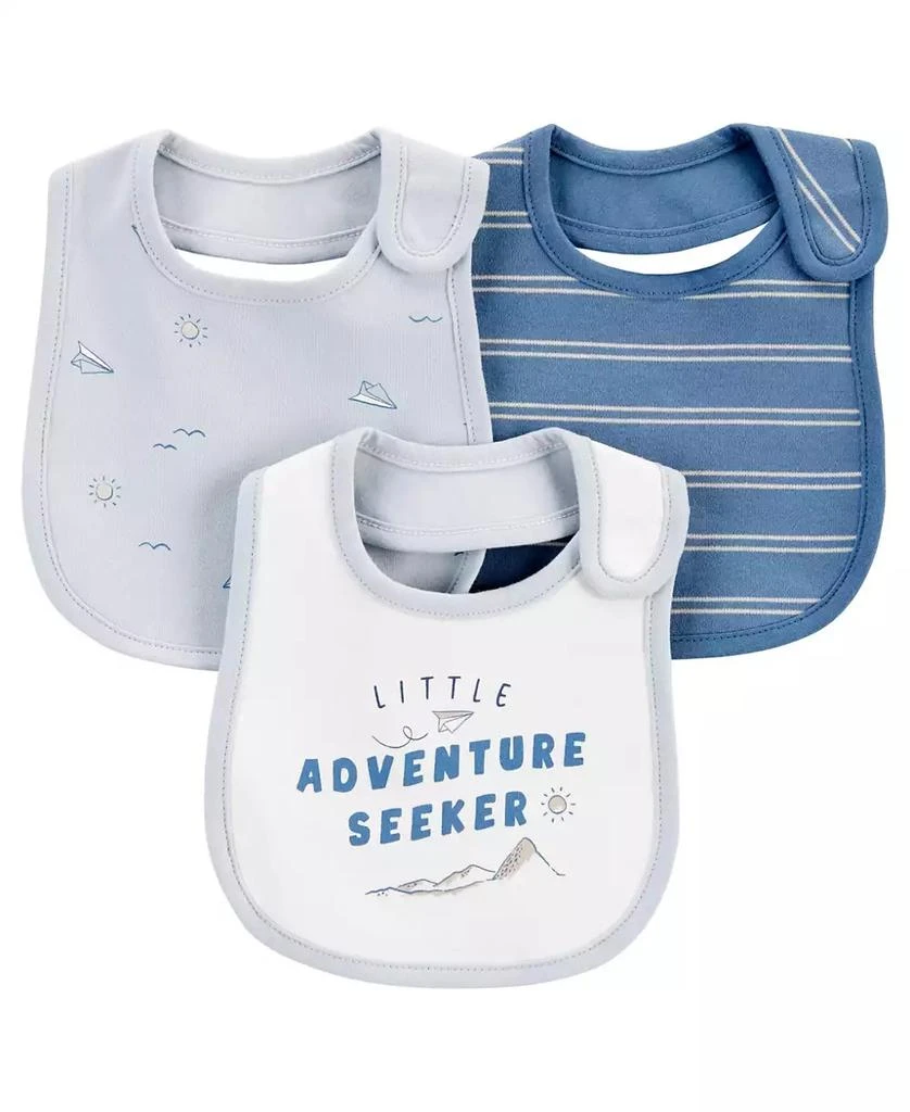 Carter's Baby Boys Bibs, Pack of 3 1