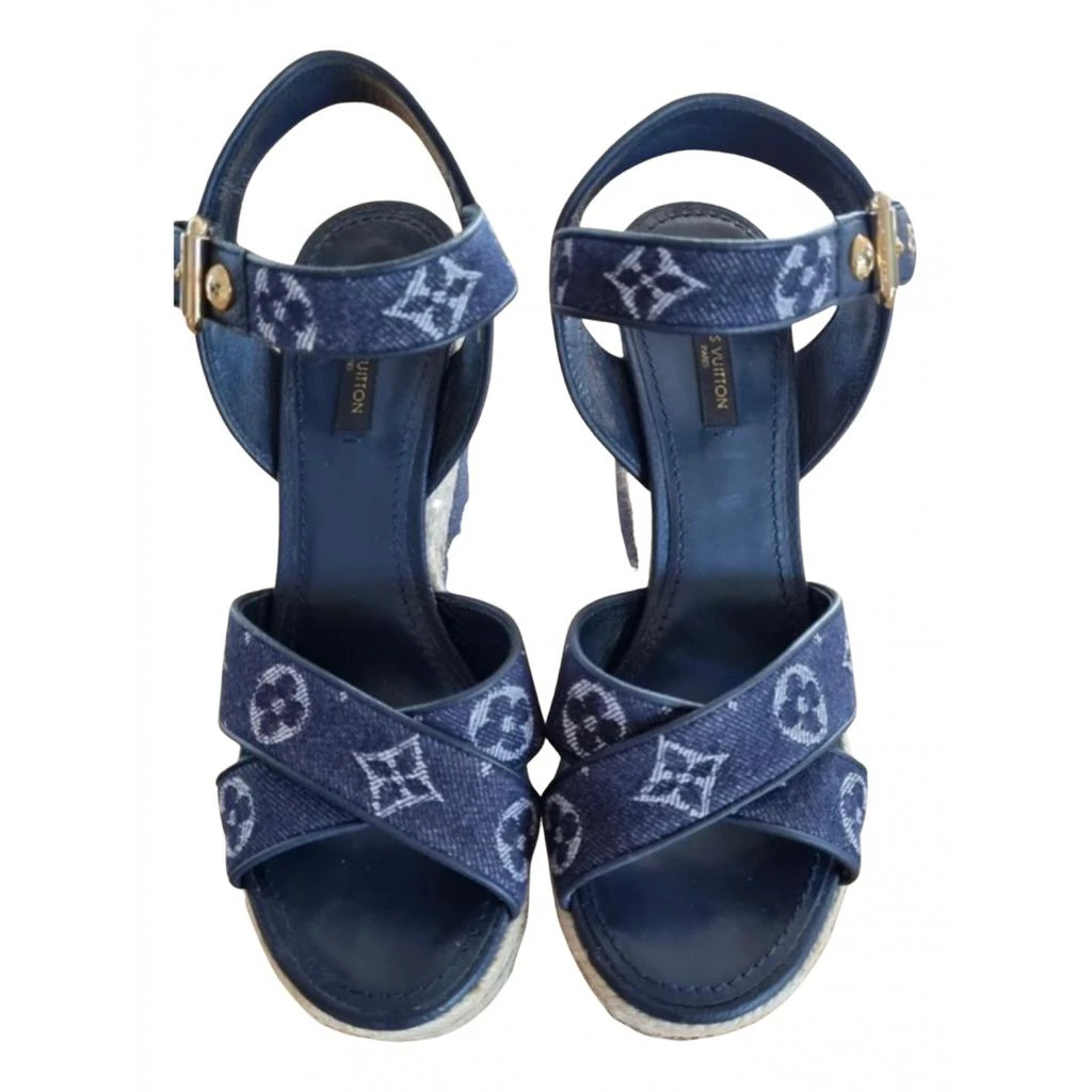Louis Vuitton Louis Vuitton Cloth sandals 1
