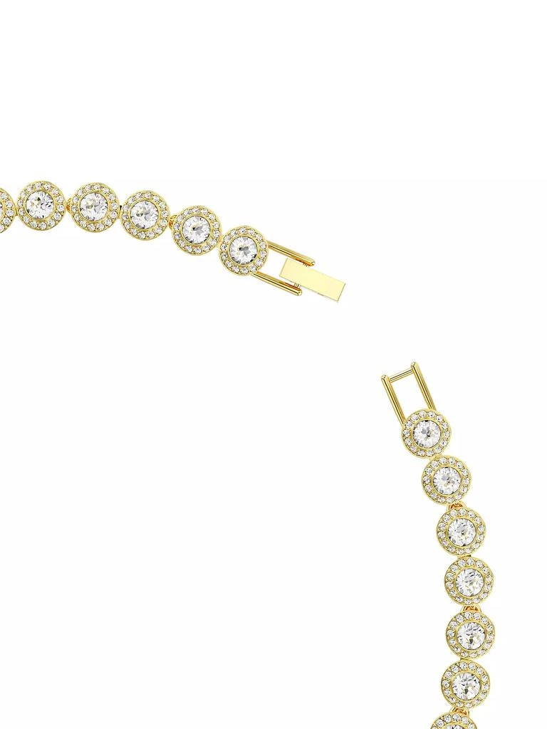Swarovski Una Angelic Goldtone & Swarovski Crystal Halo Tennis Necklace 6