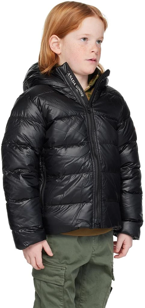 Canada Goose Kids Black Crofton Down Jacket 2