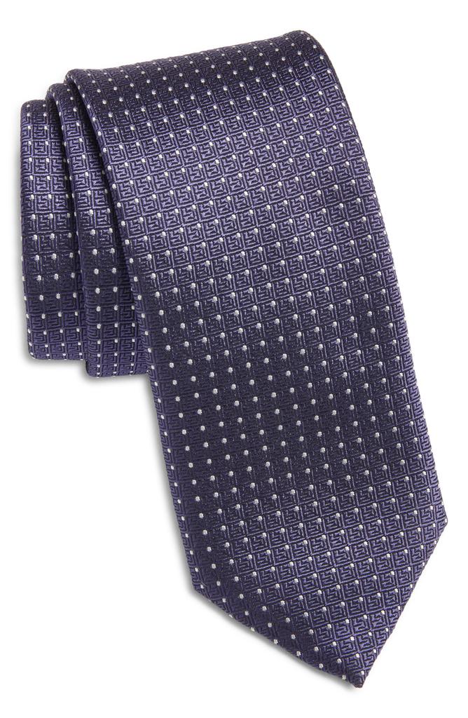 Hugo Boss Dot Print Silk Blend Tie