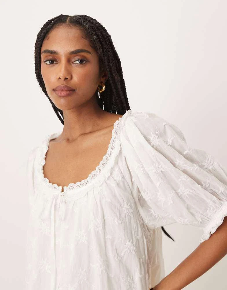 Free People Free People juno mini lace babydoll dress in tea combo - Dresses  & Skirts - Free Shipping - BeyondStyle