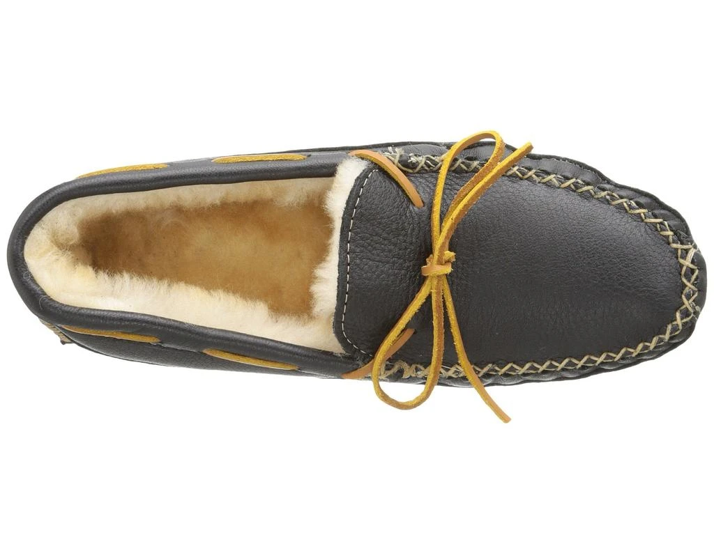 Minnetonka Sheepskin Lined Moose Slipper 2