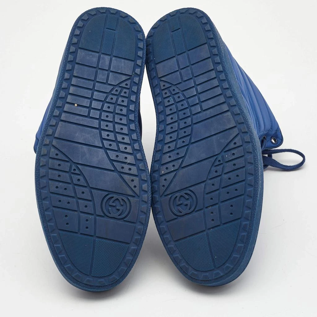 Gucci Gucci Blue Nylon Coda High Top Sneakers Size 41.5 6