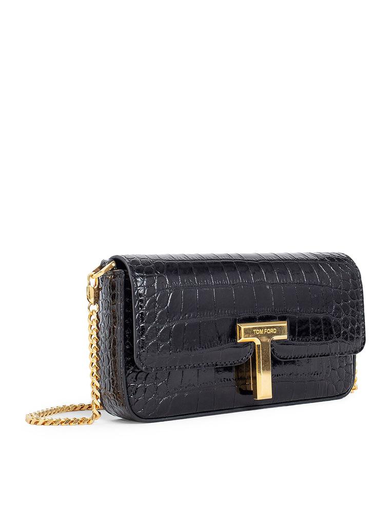 バッグ・カバンその他 TOM FORD Woman Mini bag Turquoise L1835LCL395X 1L041 SHINY STAMPED CROCODILE LEATHER WALLIS MINI BAG | Tom Ford