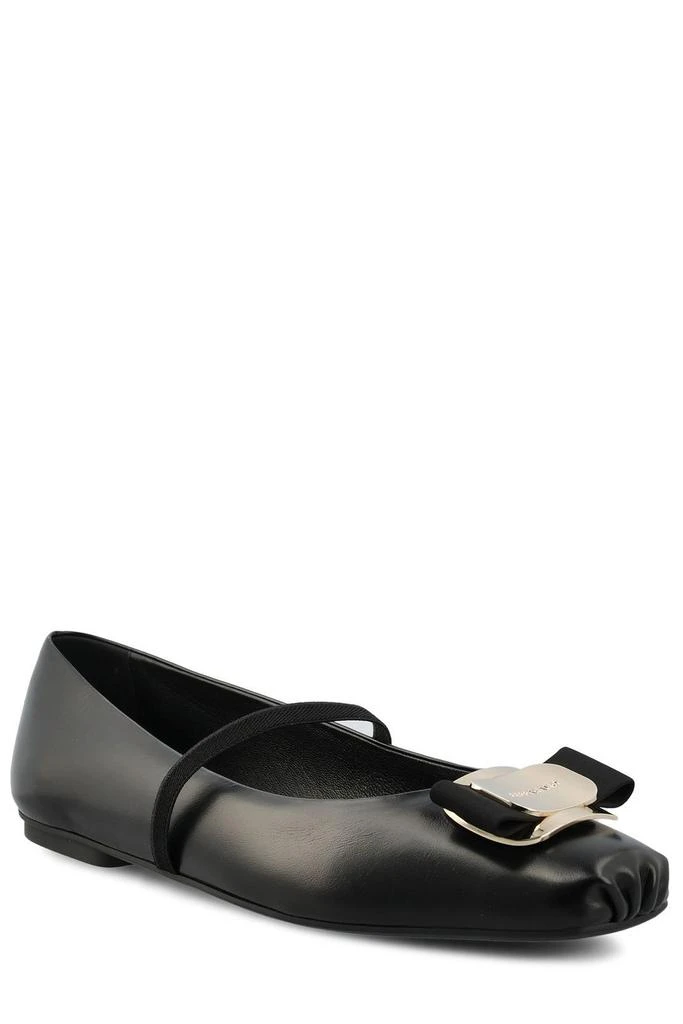 Salvatore Ferragamo Ferragamo New Vara Slip-On Ballerina Shoes 2
