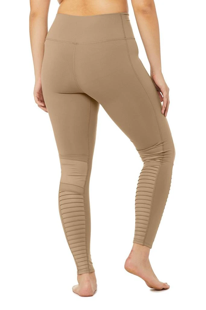 Alo High-Waist Moto Legging - Gravel/Gravel Glossy 7