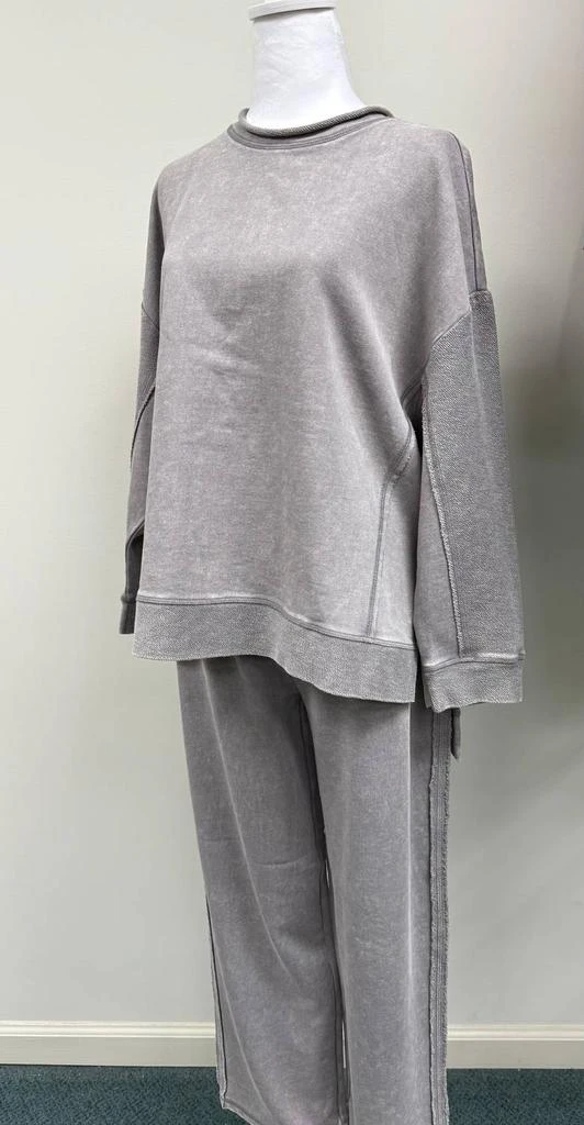 ESCAPE BY HABITAT Escape By Habitat - Color Wash Terry Pants 4