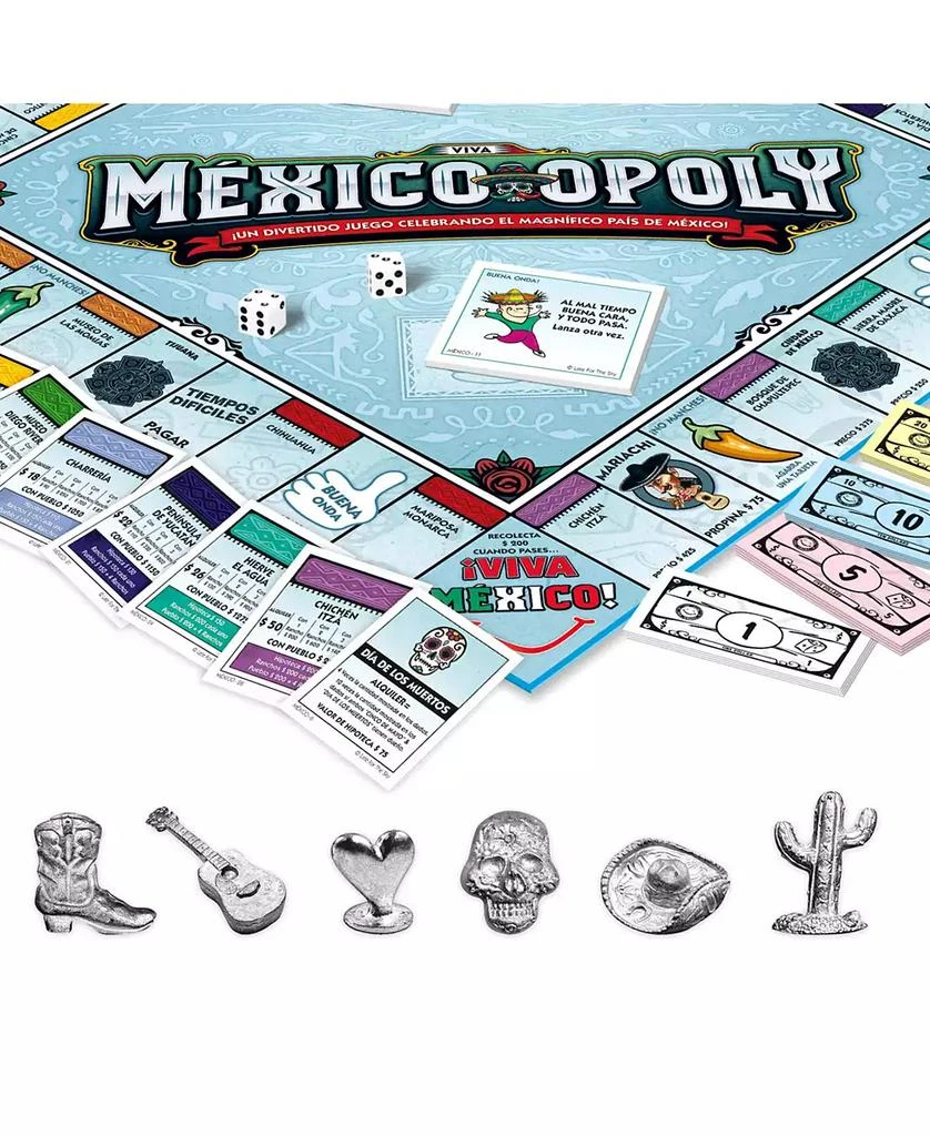 Late for the Sky Mexico-Opoly Spanish Board Game 4