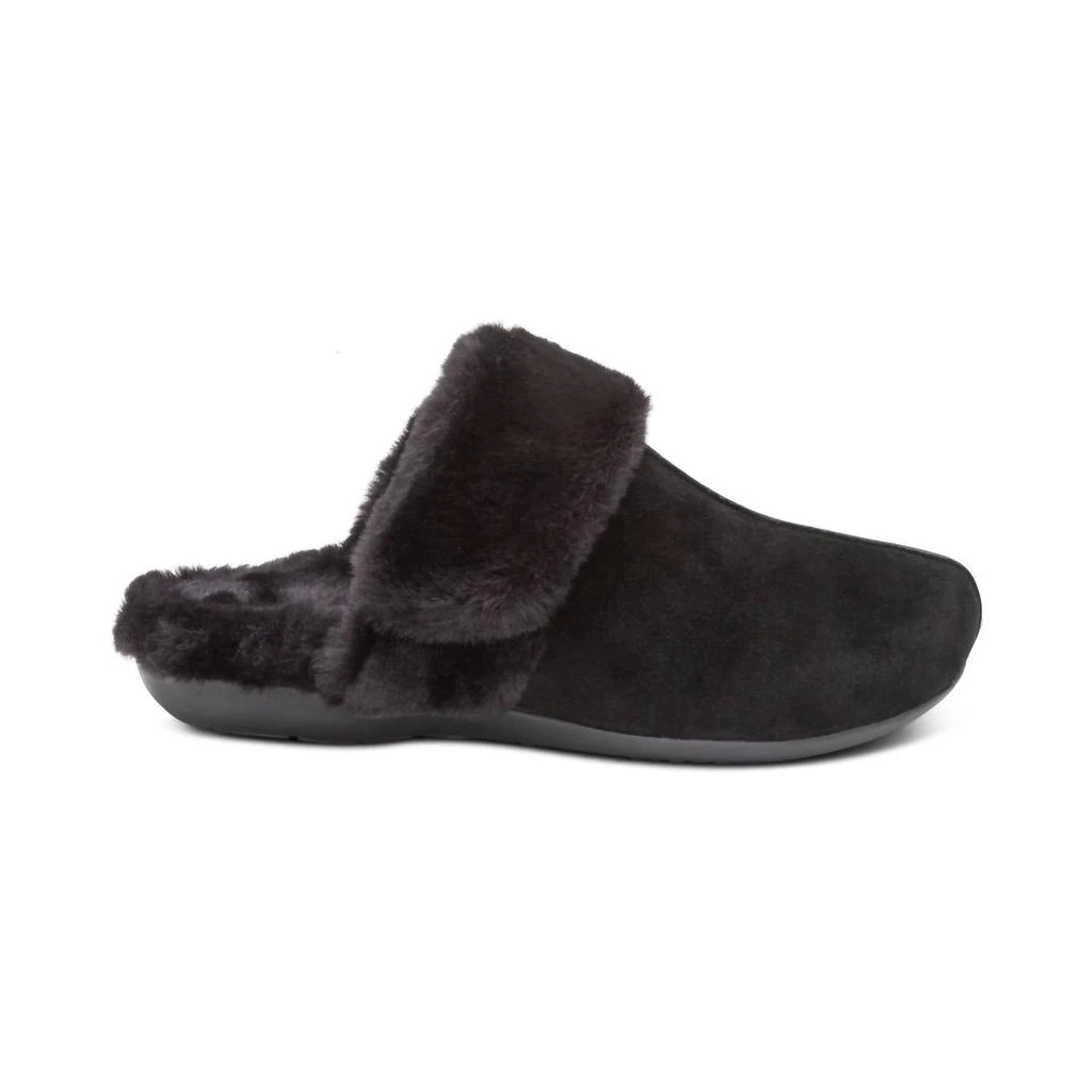 Aetrex Arianna Arch Support Slipper In Black 2