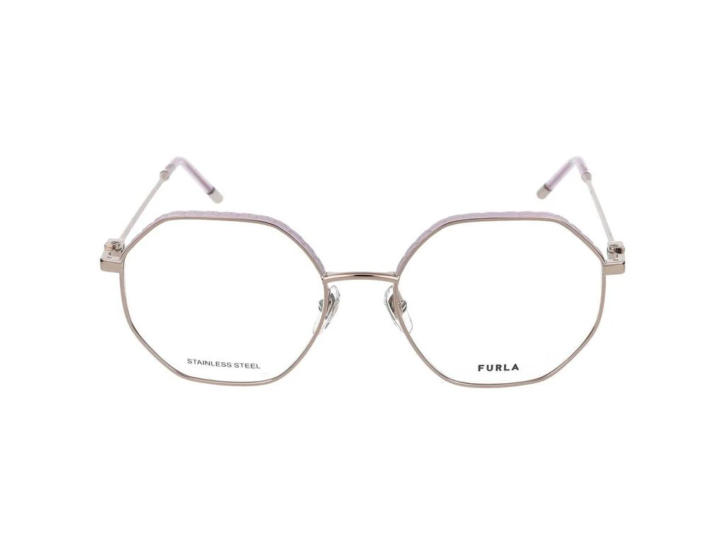 Furla Furla Geometric Frame Glasses 1