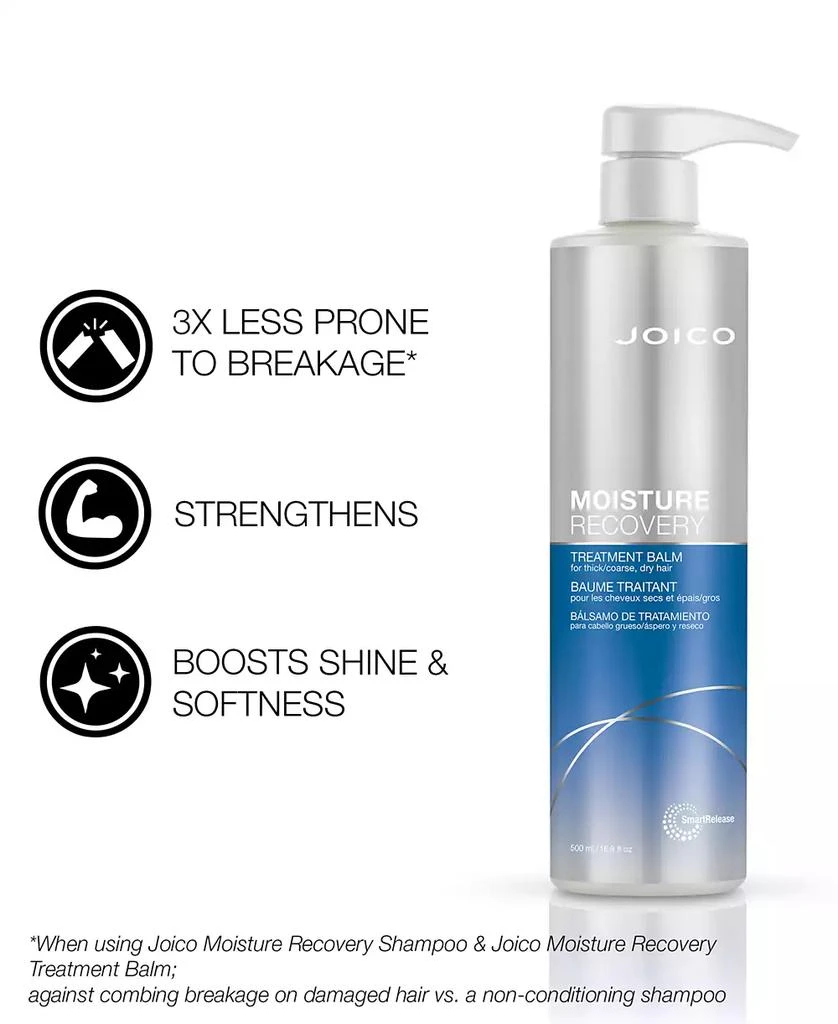 JOICO Moisture Recovery Treatment Balm For Dry Hair, 16.9 oz. 4