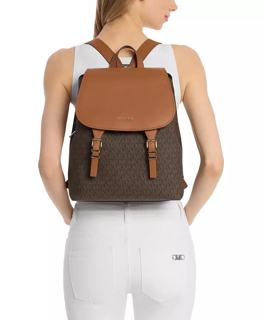 Michael Kors Quinn Small Logo Flap Backpack