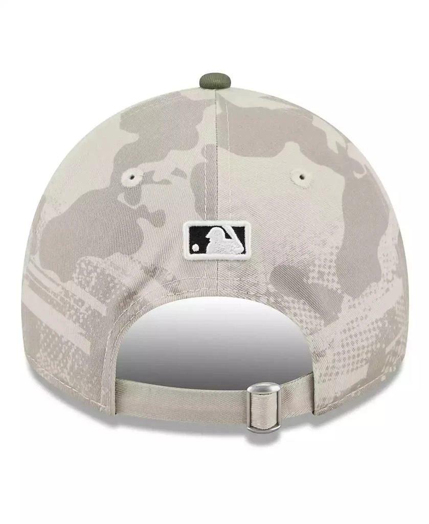 New Era Men's Light Beige/Olive Philadelphia Phillies 2025 Armed Forces Day 9TWENTY Adjustable Hat 4