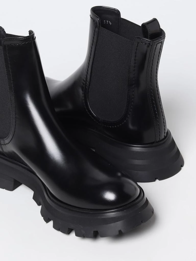 Alexander McQueen McQueen ankle boots in brushed leather 4
