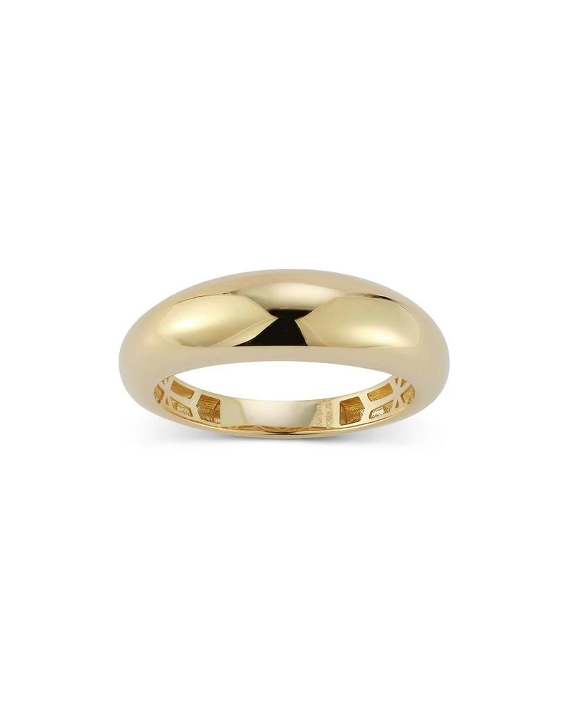 Alberto Amati 14K Yellow Gold Polished Narrow Dome Ring 2