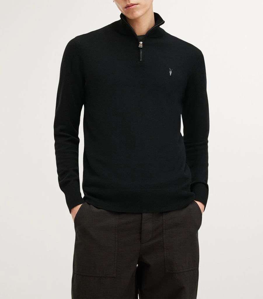 ALL SAINTS Kilburn Quarter-Zip Sweater 3