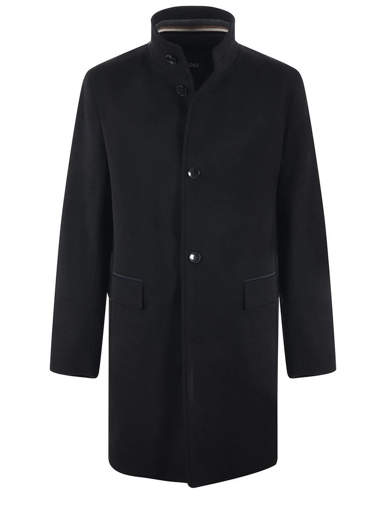 Hugo Boss Boss Coat In Wool And Cashmere 1