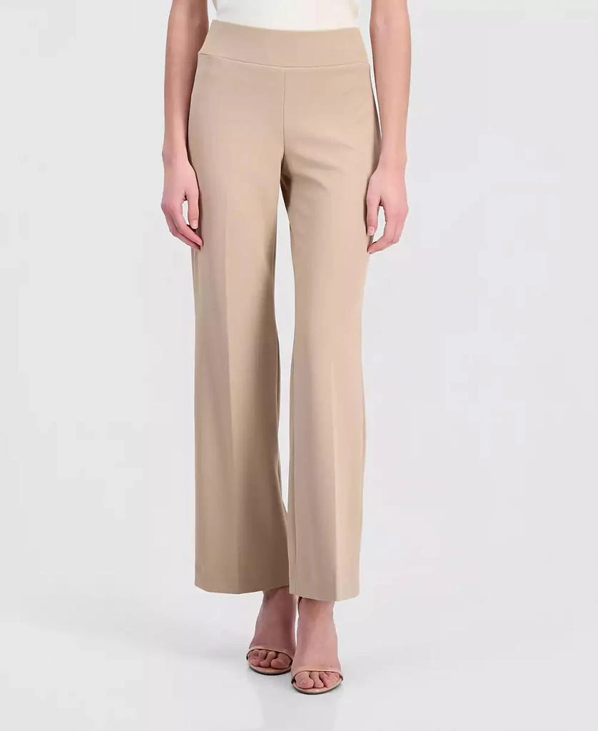 Anne Klein Women
s High-Rise Wide-Leg Pull On Pants 3