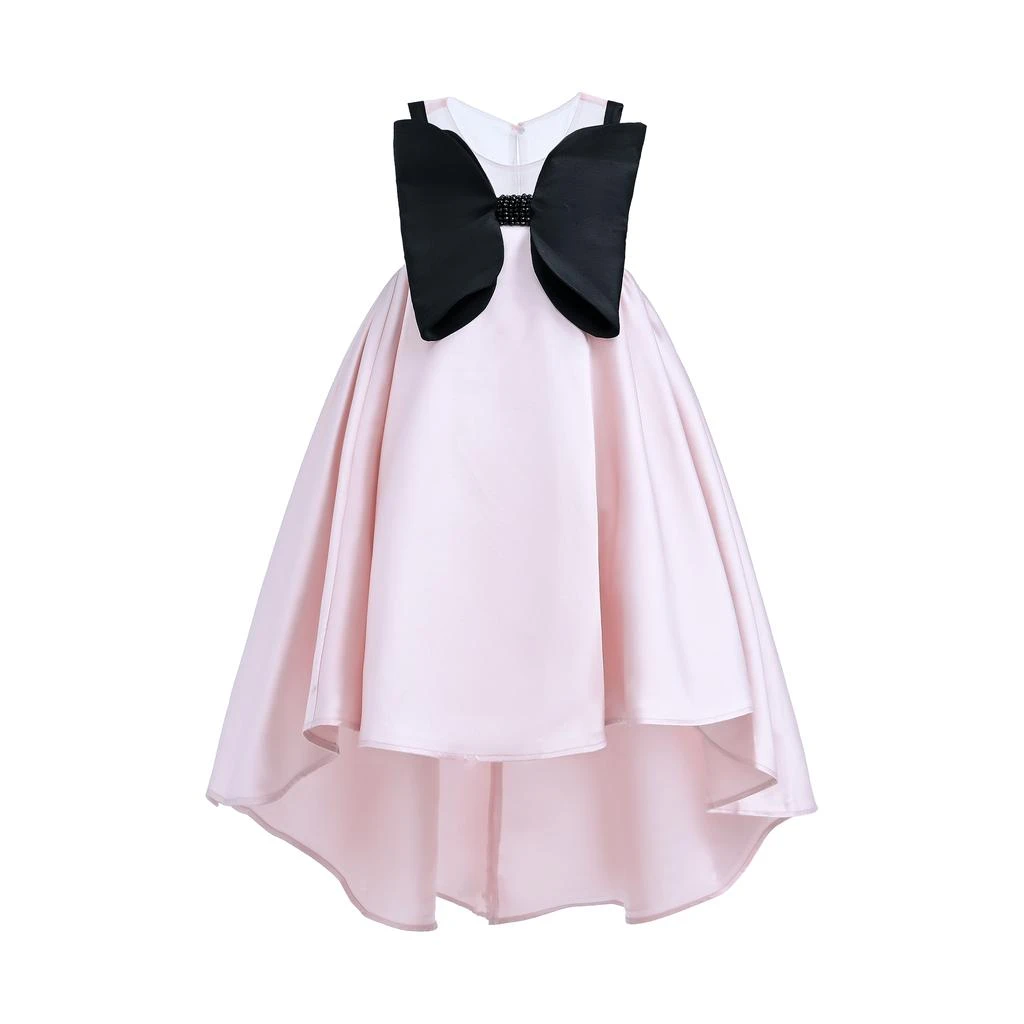 Tulleen Pink Dress Black Bow Ophelia Dress 2
