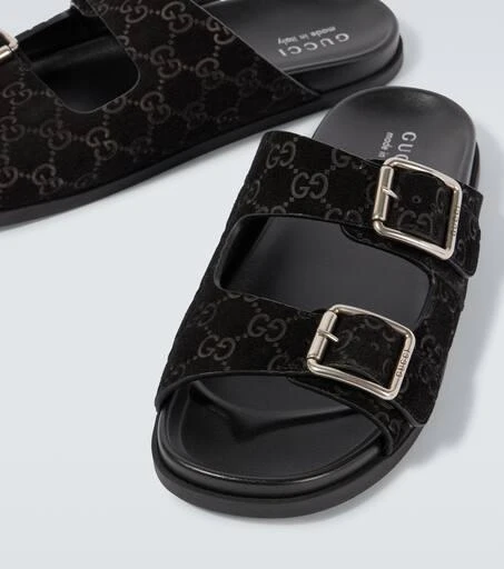 Gucci GG suede sandals 3