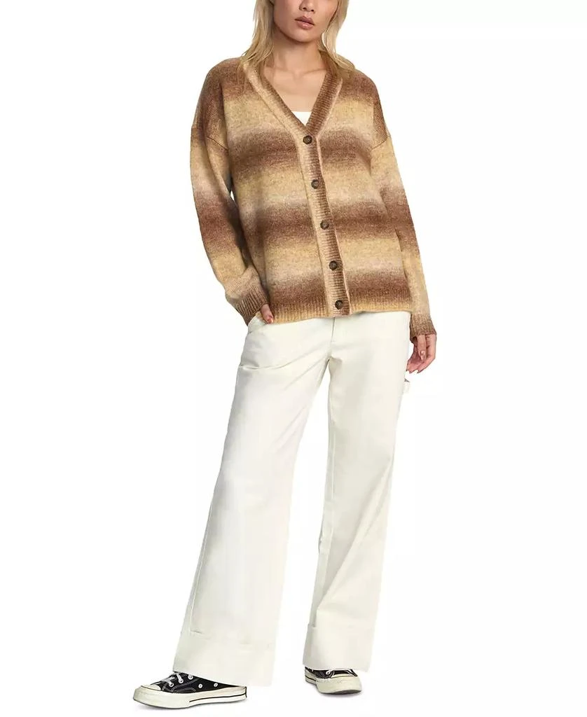 RVCA Juniors' Here We Are Cardigan Long-Sleeve Sweater 2