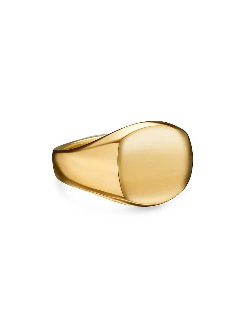 David Yurman Streamline Pinky Ring in 18K Yellow Gold