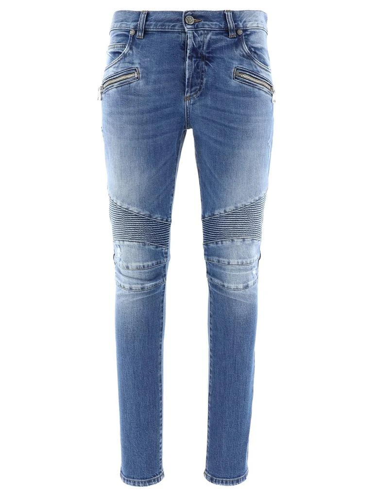 Balmain Balmain Biker Skinny Jeans 1
