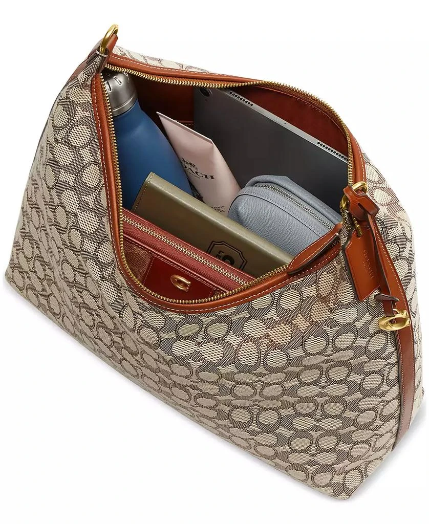 Coach Juliet Signature Jacquard Shoulder Bag 6