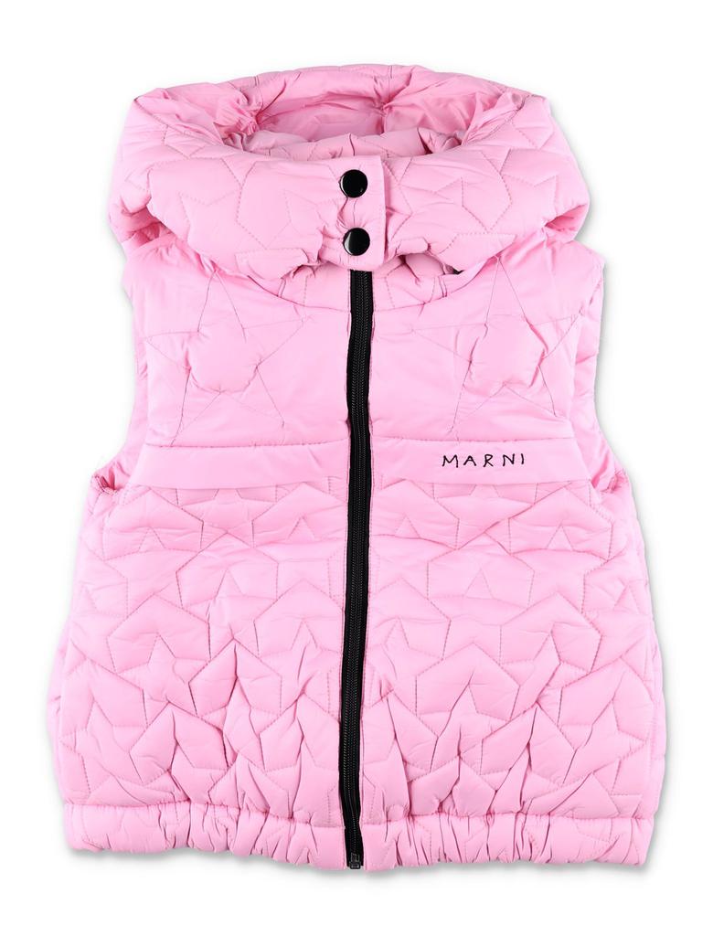 ブルゾン Marni Zip-Up Waistcoat Marni Marni Kids Zip-Up Quilted Waistcoat - Kid's Clothing