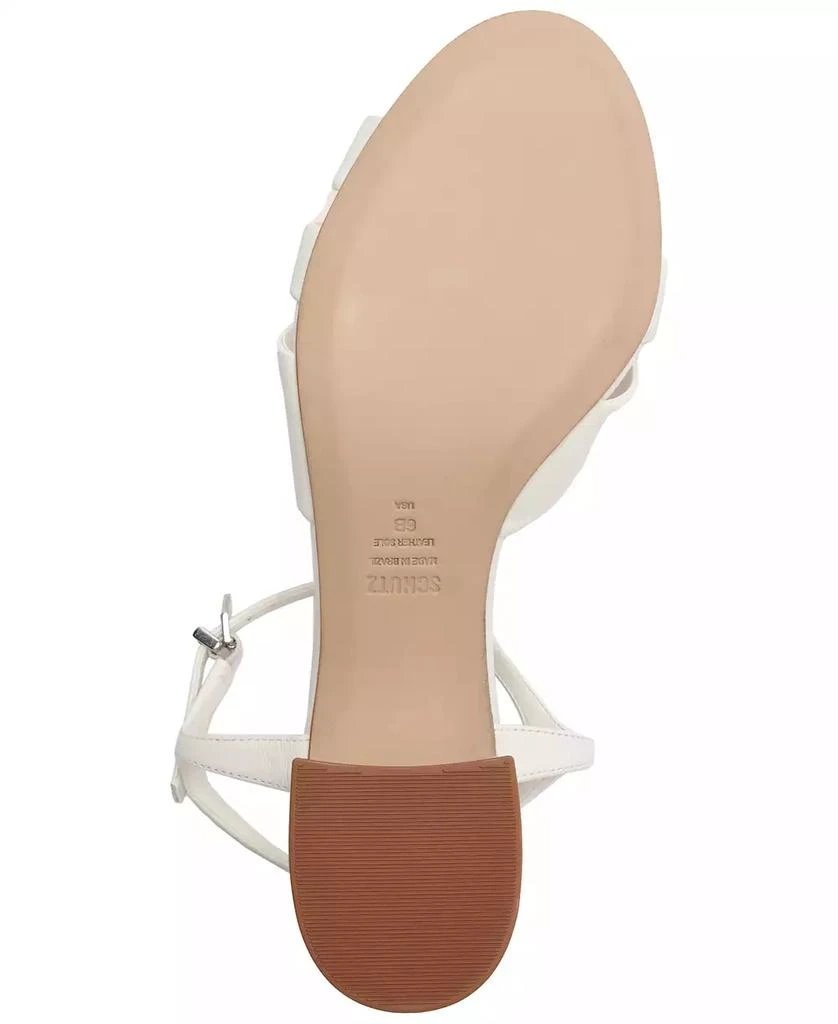 Schutz Women's Keefa Mid-Block Heel Sandals 5