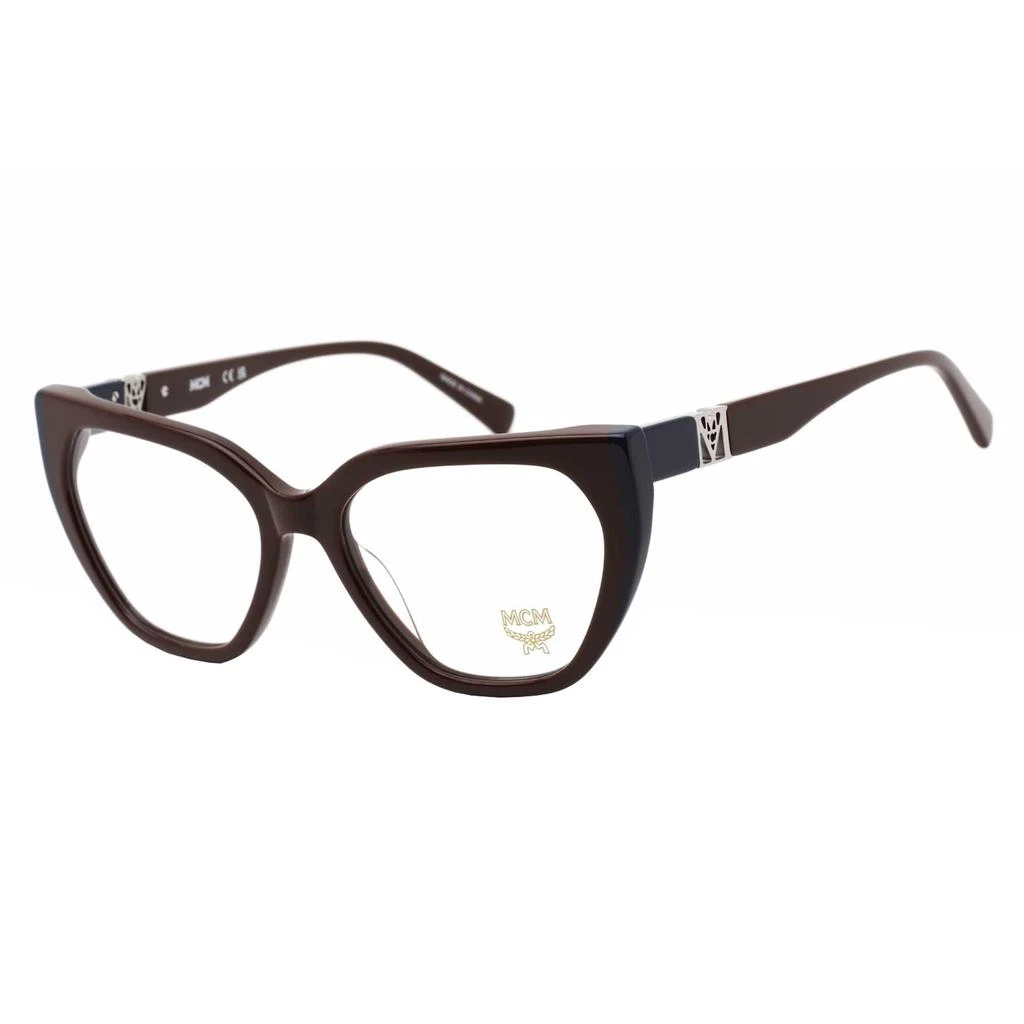 MCM MCM Women's Eyeglasses - Burgundy and Blue Acetate Full-Rim Frame | MCM2725 607 1