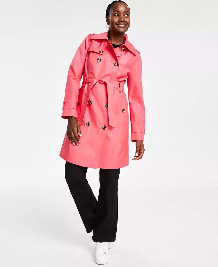 Coral trench coat hotsell