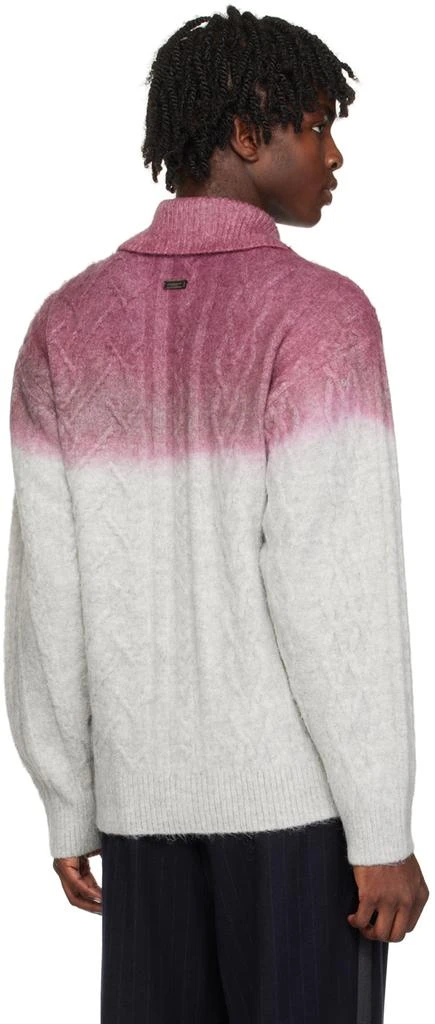 ADER error Pink & Gray Gradient Polo 3