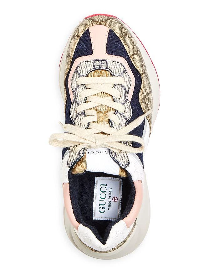 Gucci Women's GG Rhyton Low Top Sneakers 4