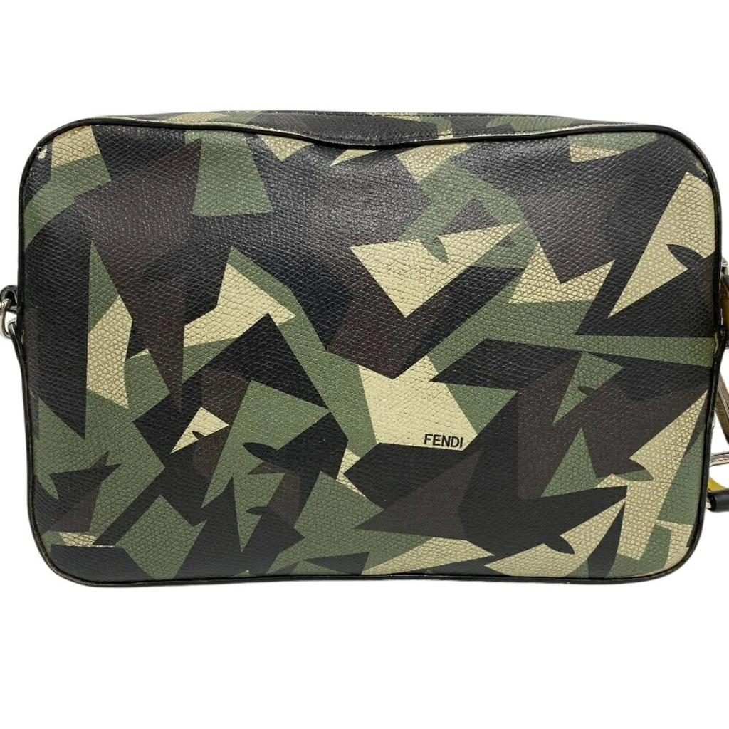 Fendi Camouflage Leather Shoulder Bag (Pre-Owned) 2
