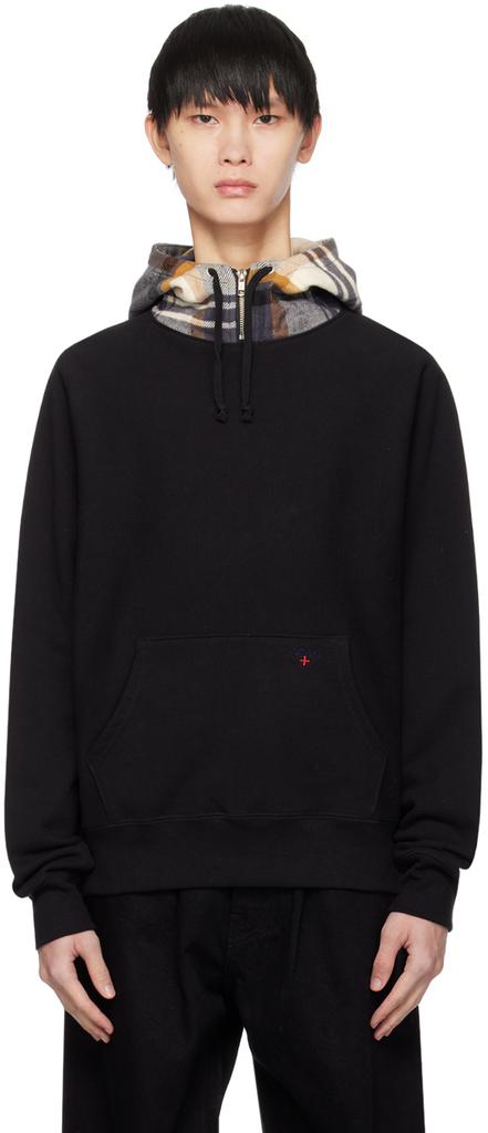 Noah Black Drawstring Hoodie