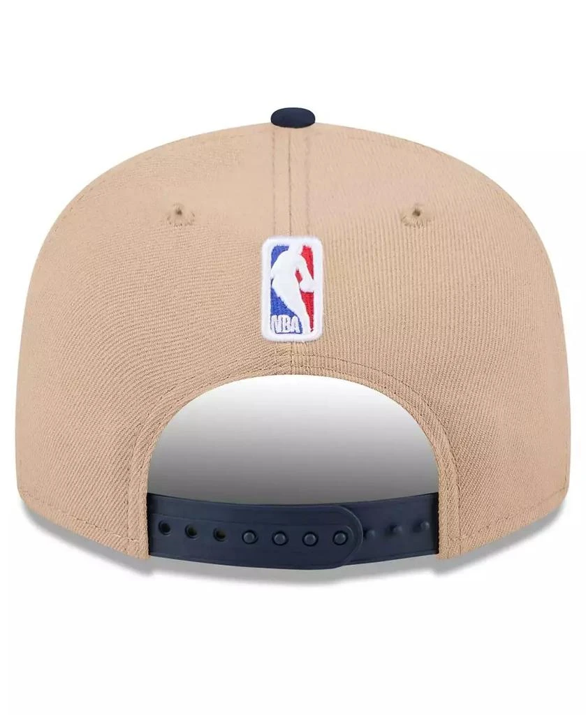 New Era Men's Tan/Navy Memphis Grizzlies 2024 NBA Draft 9FIFTY Snapback Hat 2