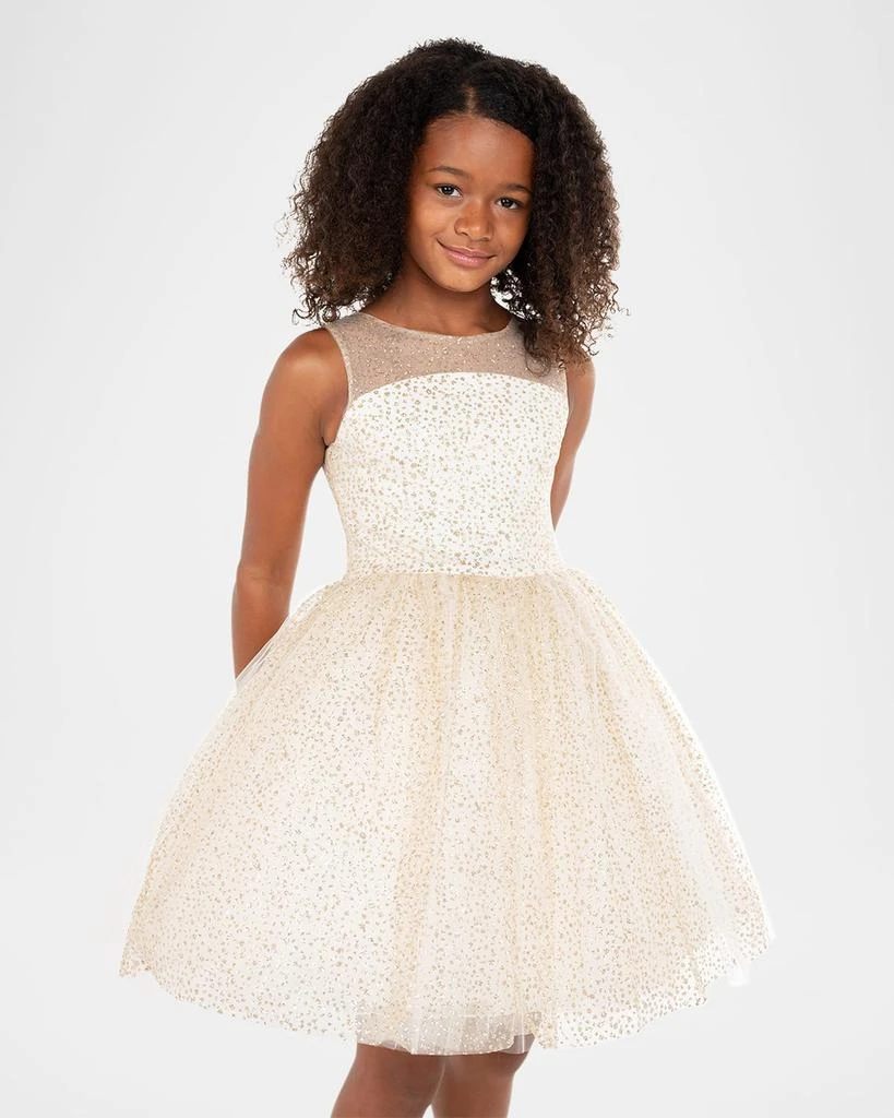 Zoe Girl's Sabrina Sparkly Metallic Dress, Size 7-16 4