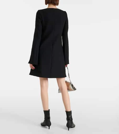 Courrèges Ellipse crêpe coat 3