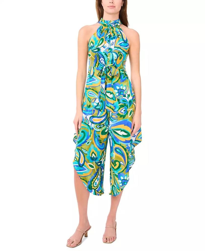 MSK Petite Halter Wide-Leg Jumpsuit 1