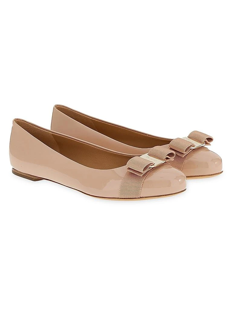 Salvatore Ferragamo Varina Patent Leather Ballet Flats 2