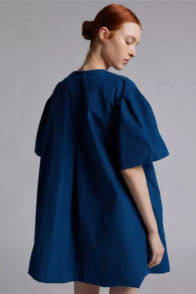 Ghospell Ghospell Carmen Corduroy Bow Wrap Mini Dress 3