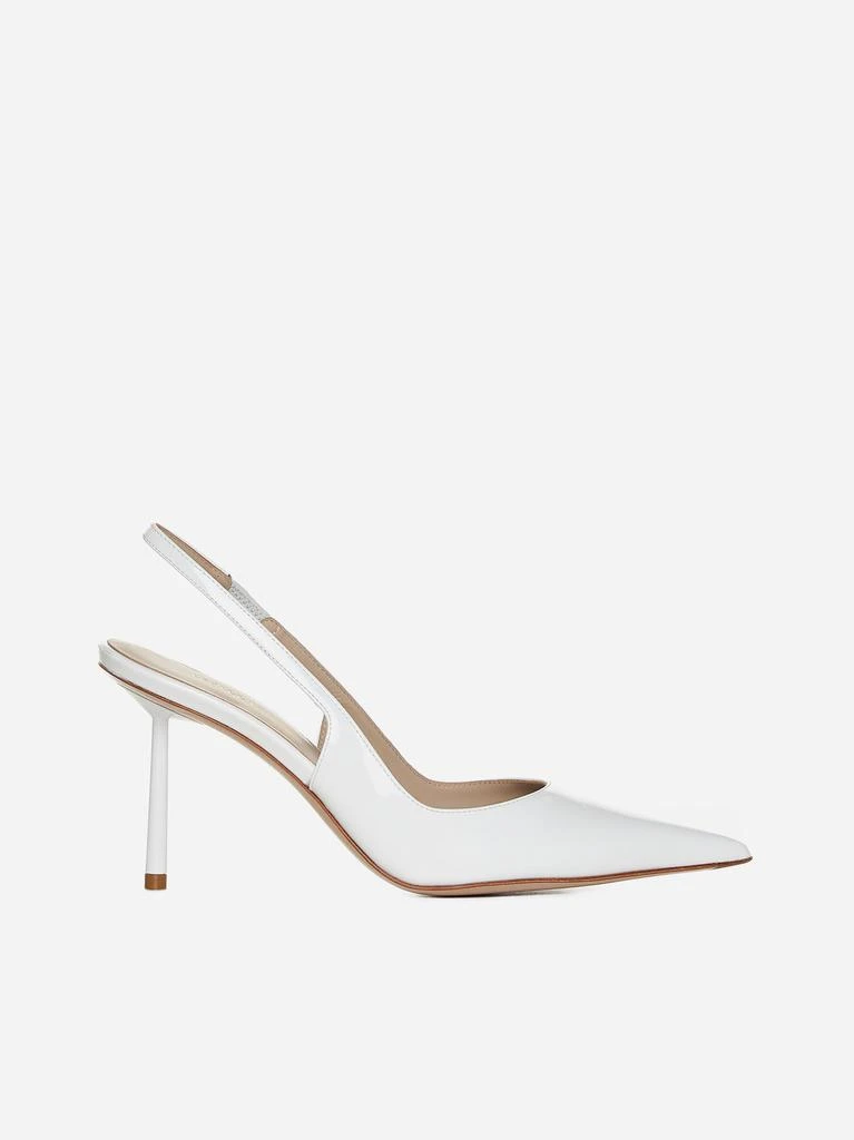 LE SILLA Bella patent leather slingback pumps 1