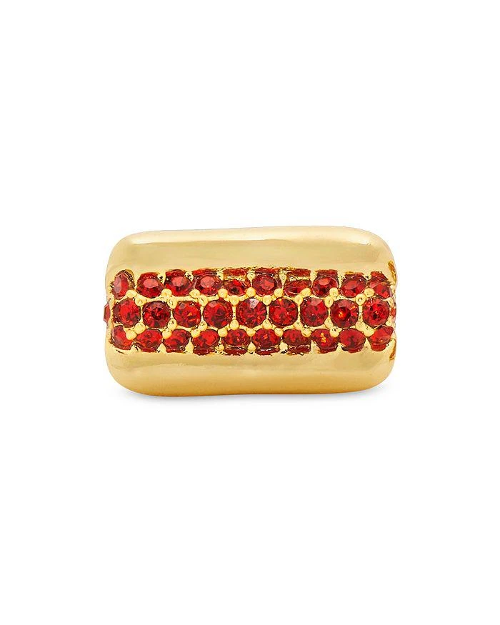 Kate Spade What A Snack Pavé Hot Dog Stud Earrings in Gold Tone 2