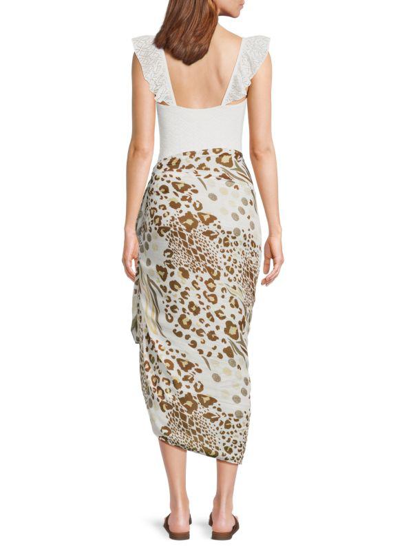 La Fiorentina Animal Print Scarf