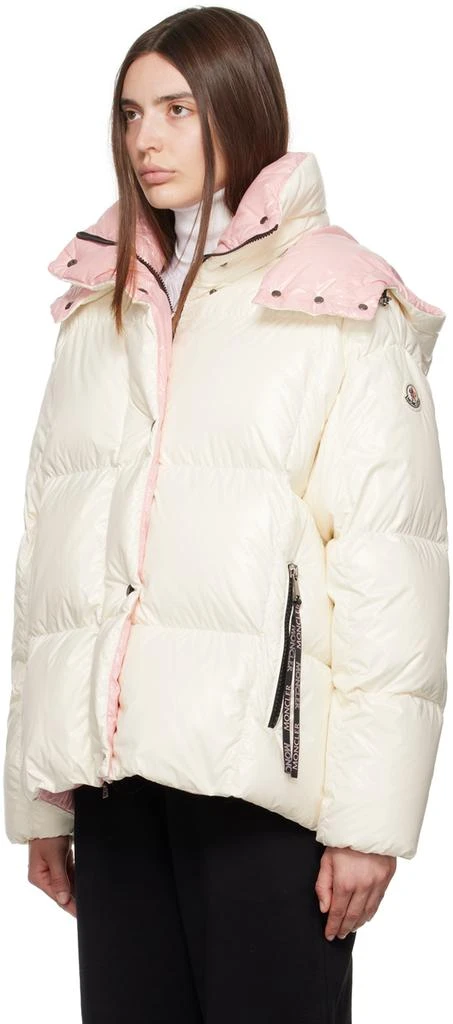 Moncler Off-White & Pink Parana Down Jacket 4