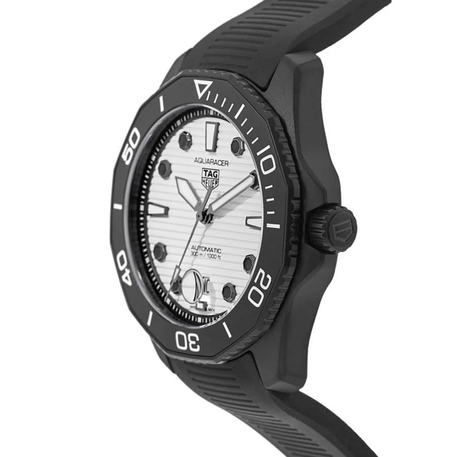 TAG Heuer Aquaracer 300M Automatic White Dial Rubber Strap Men's Watch WBP201D.FT6197 2